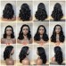 300% Density Double Drawn Bouncy Curly 13x4 Transparent Lace Full Frontal Wig